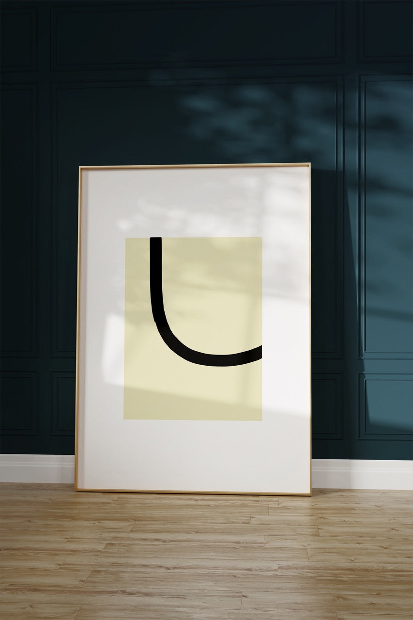 Soyut Şekil No.13 Çerçevesiz Poster