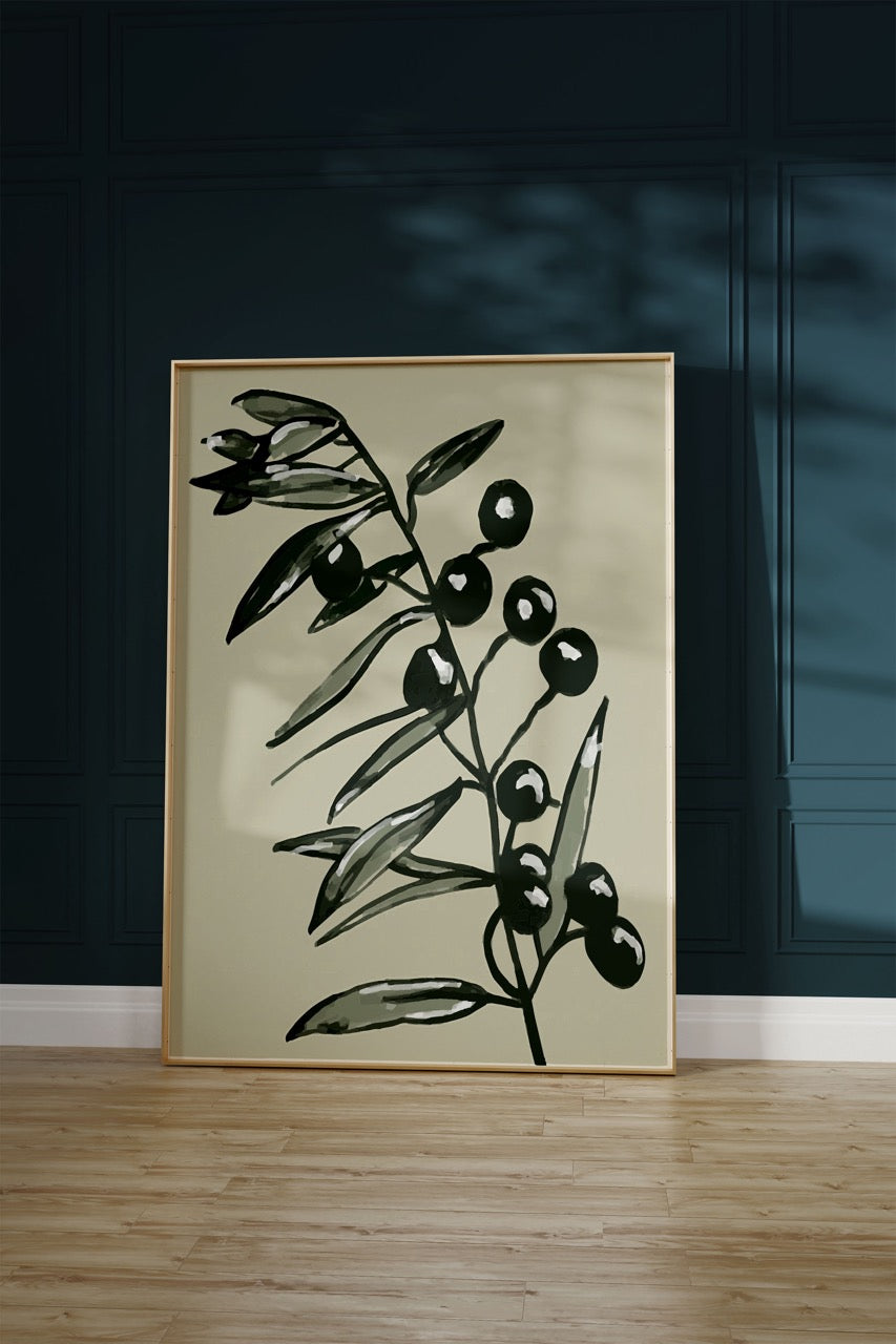 Zeytin Dalı Çerçevesiz Poster