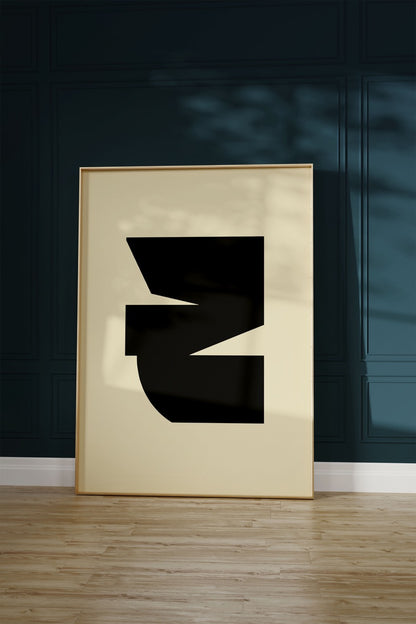 Soyut No.33 Çerçevesiz Poster