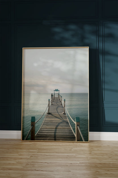 Sahil Fotoğraf Çerçevesiz Poster