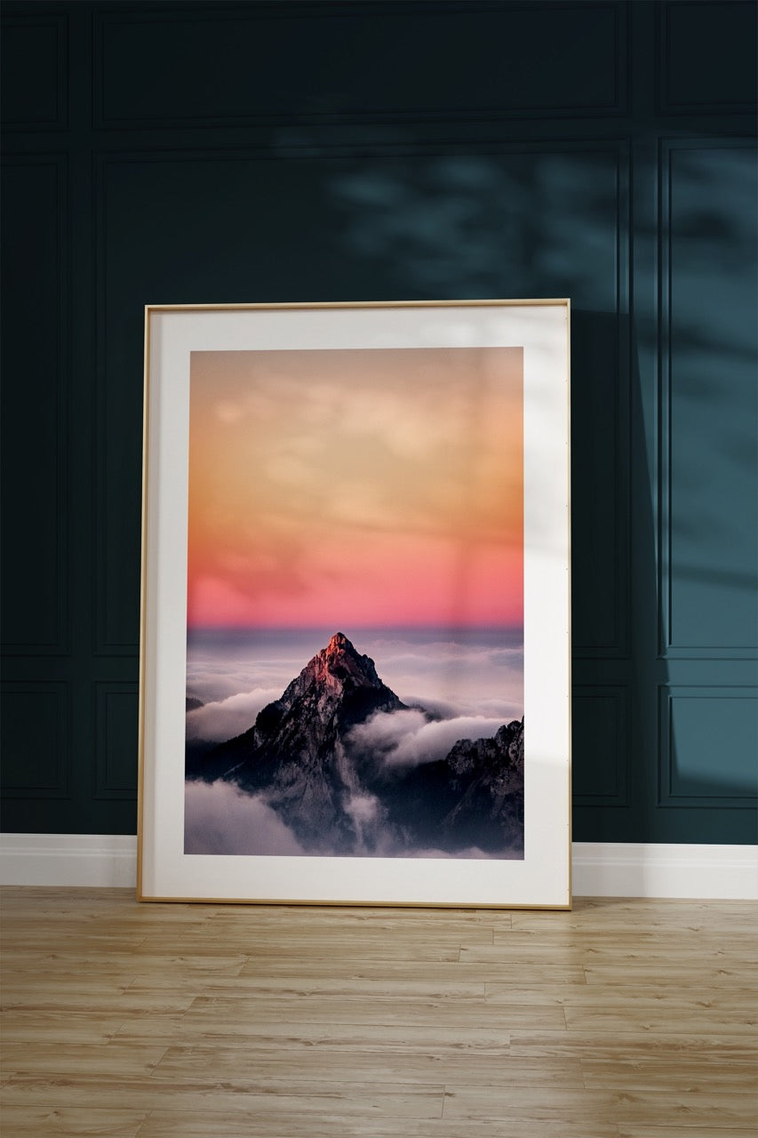 Dağ Fotoğraf No.7 Çerçevesiz Poster