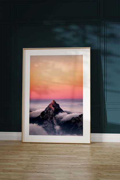 Dağ Fotoğraf No.7 Çerçevesiz Poster
