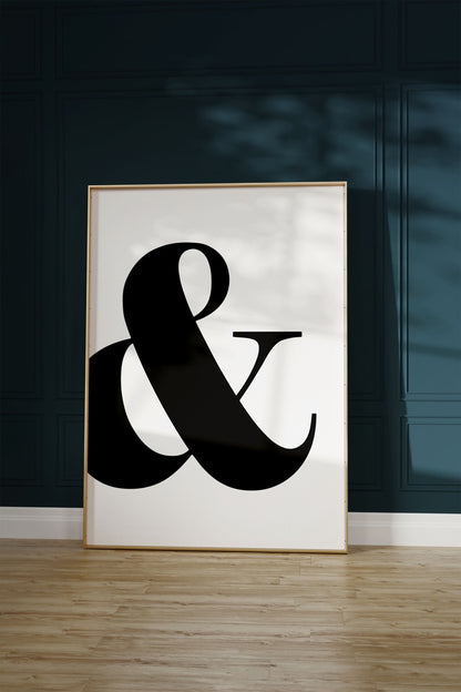 Ve İşareti Çerçevesiz Poster