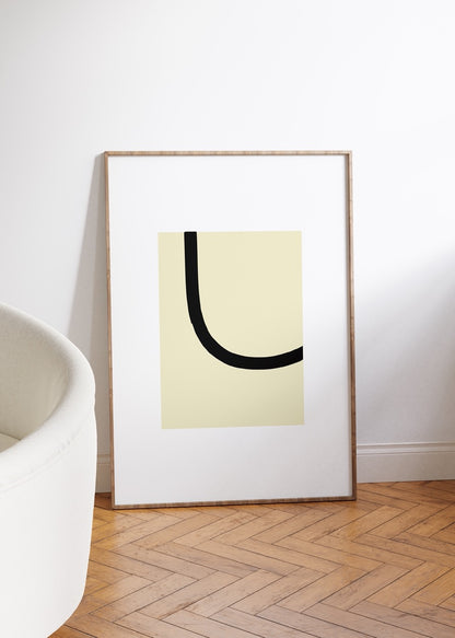 Soyut Şekil No.13 Çerçevesiz Poster
