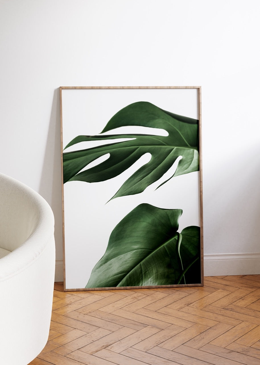 Leaf Photo No.34 Frameless Poster