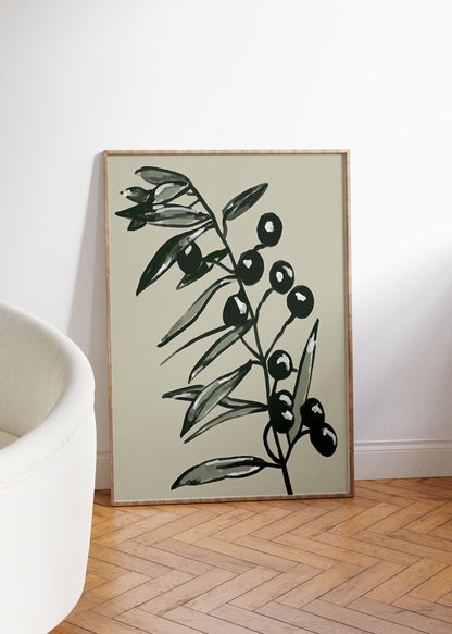 Zeytin Dalı Çerçevesiz Poster