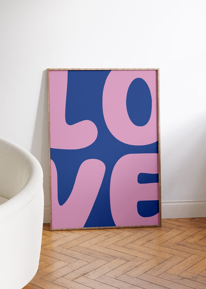 Love Çerçevesiz Poster