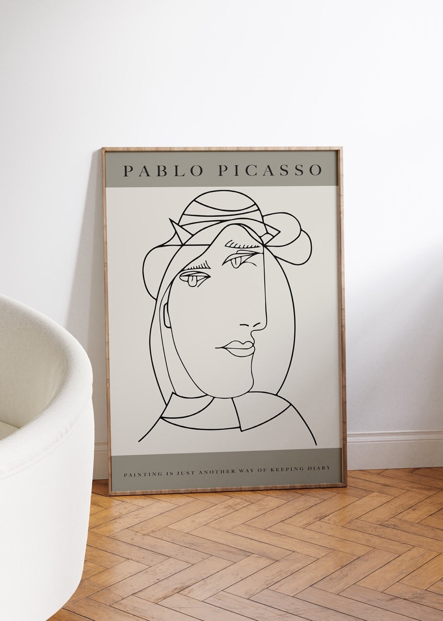 Pablo Picasso Çerçevesiz Poster
