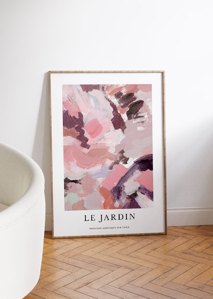 Le Jardin Pembe No.2 Çerçevesiz Poster