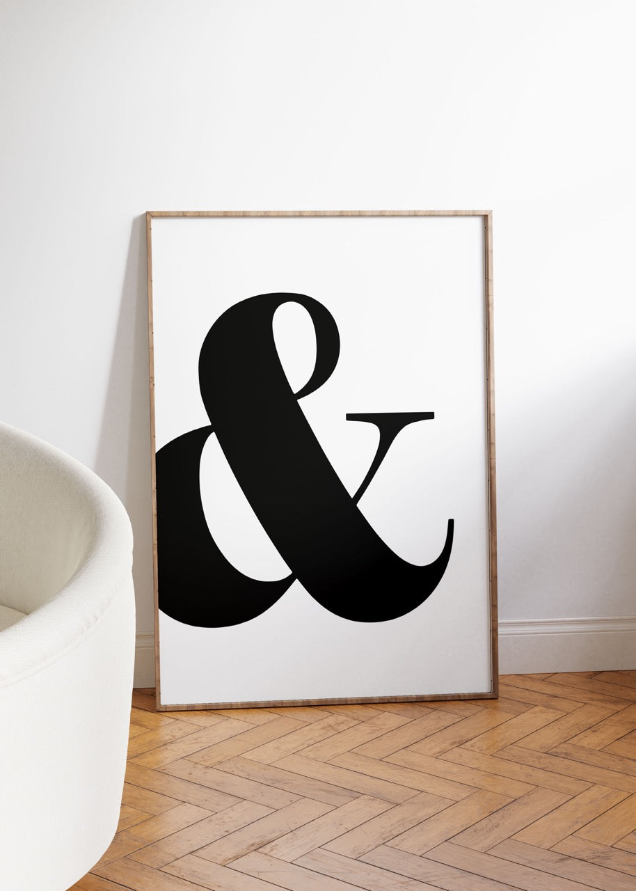 Ve İşareti Çerçevesiz Poster