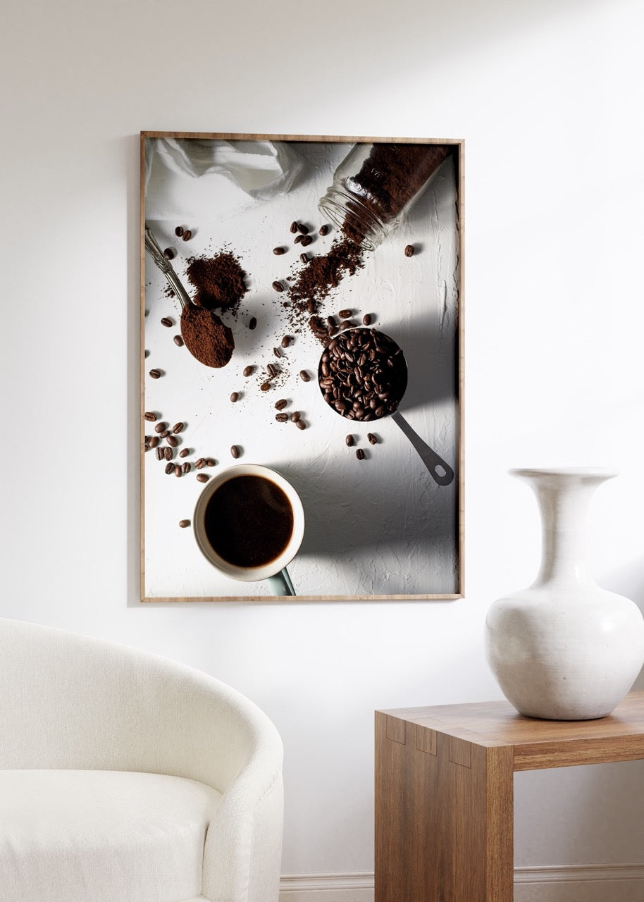 Coffee Fotoğraf No.7 Çerçevesiz Poster