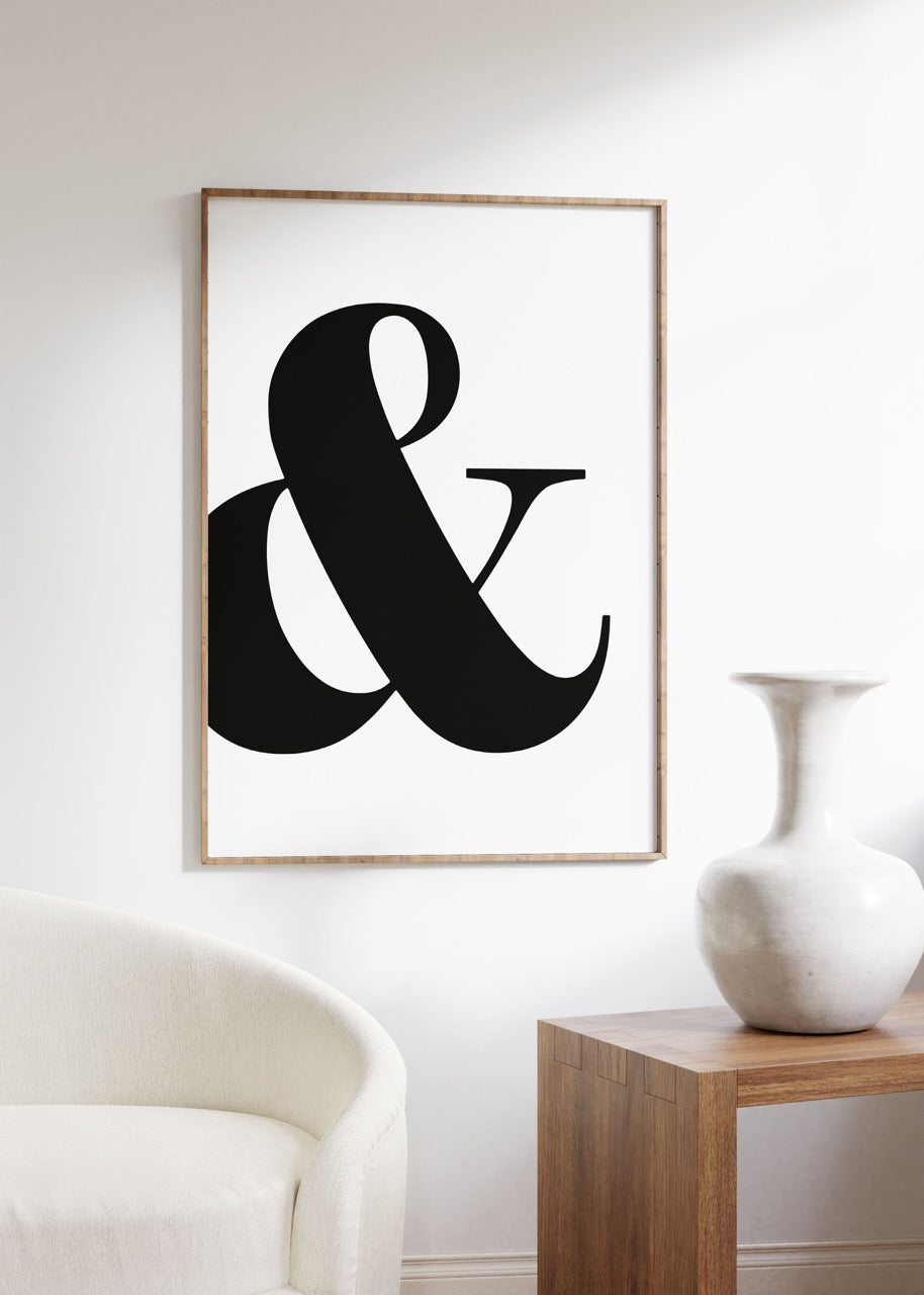 Ve İşareti Çerçevesiz Poster