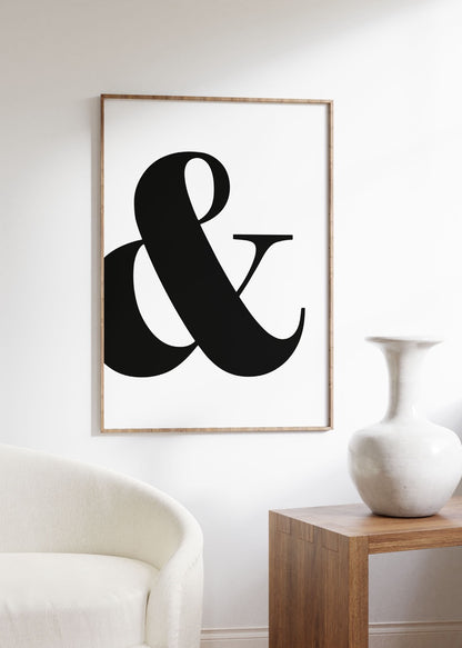 Ve İşareti Çerçevesiz Poster