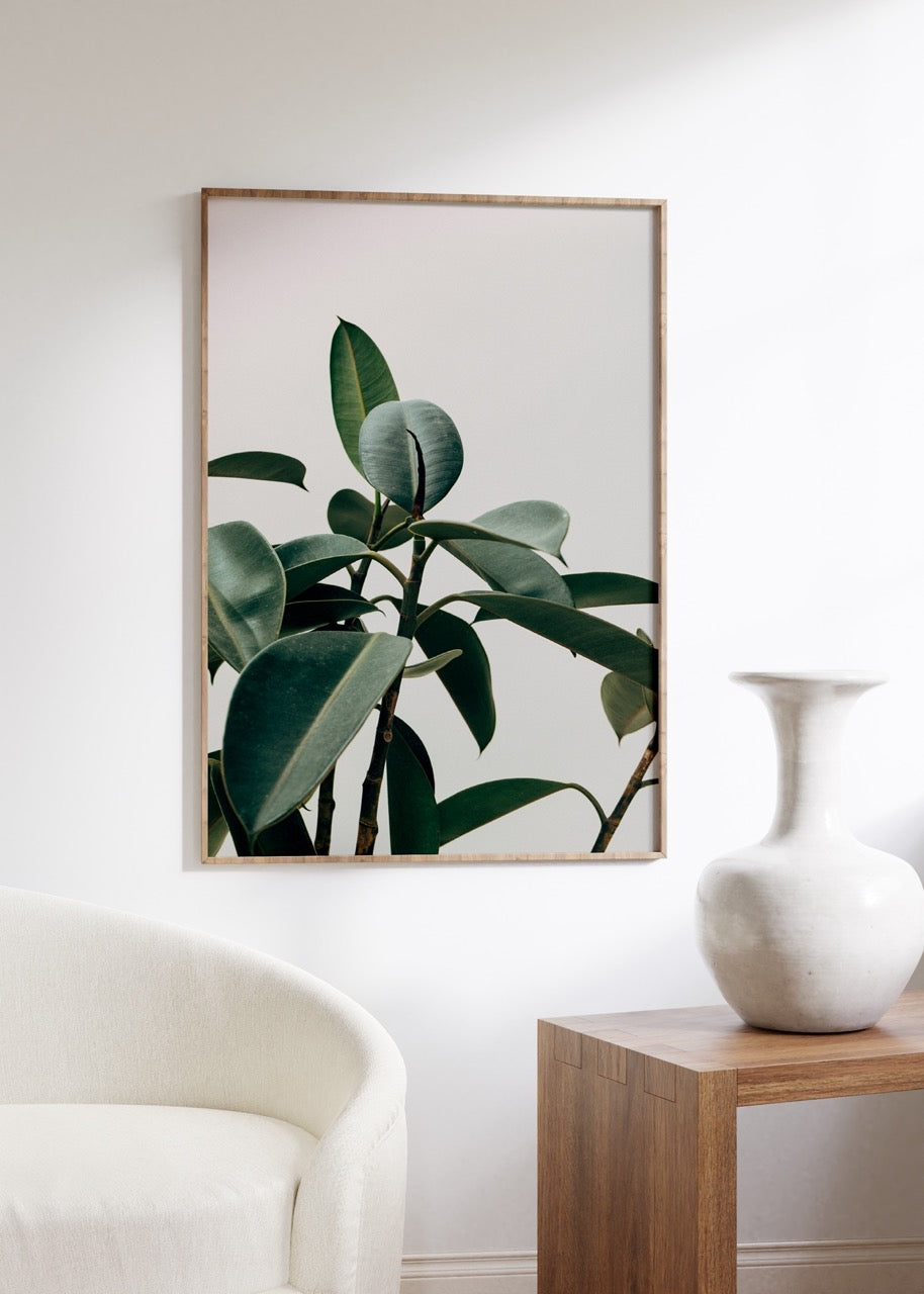 Leaf Photo No.37 Frameless Poster