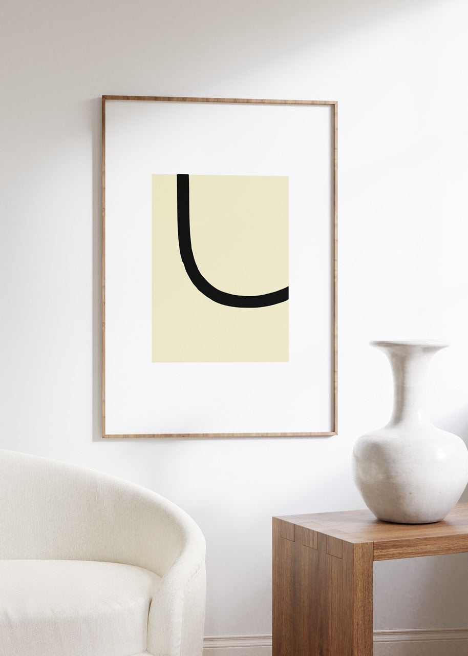 Soyut Şekil No.13 Çerçevesiz Poster