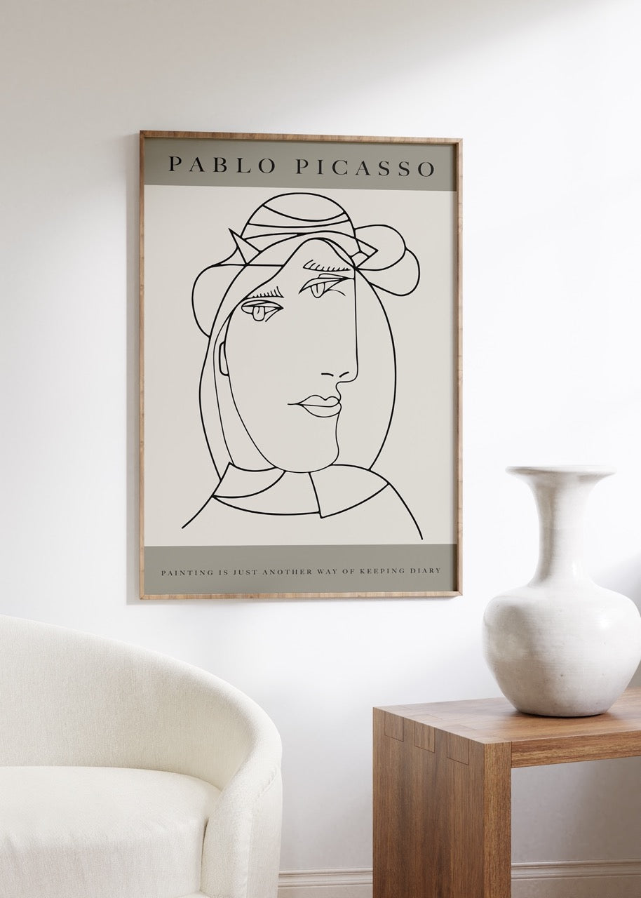 Pablo Picasso Çerçevesiz Poster
