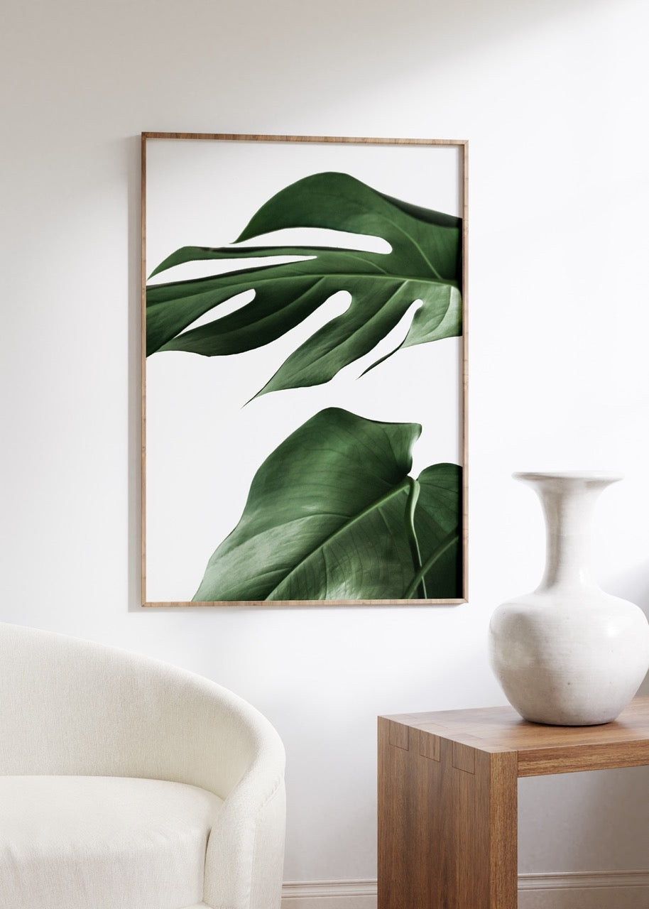 Leaf Photo No.34 Frameless Poster