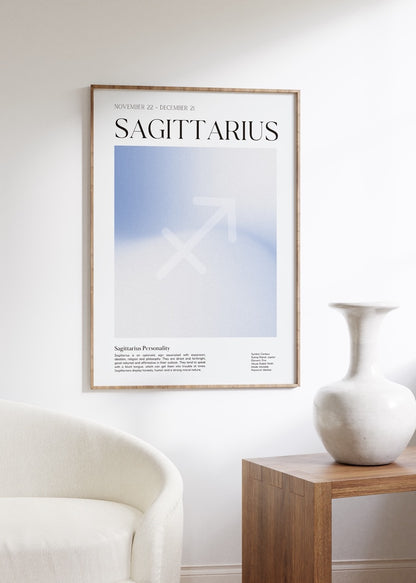 Sagittarius No.2 Astrological Sign Çerçevesiz Poster