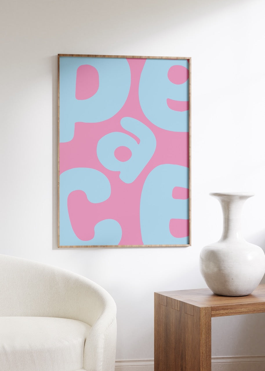 Peace Çerçevesiz Poster