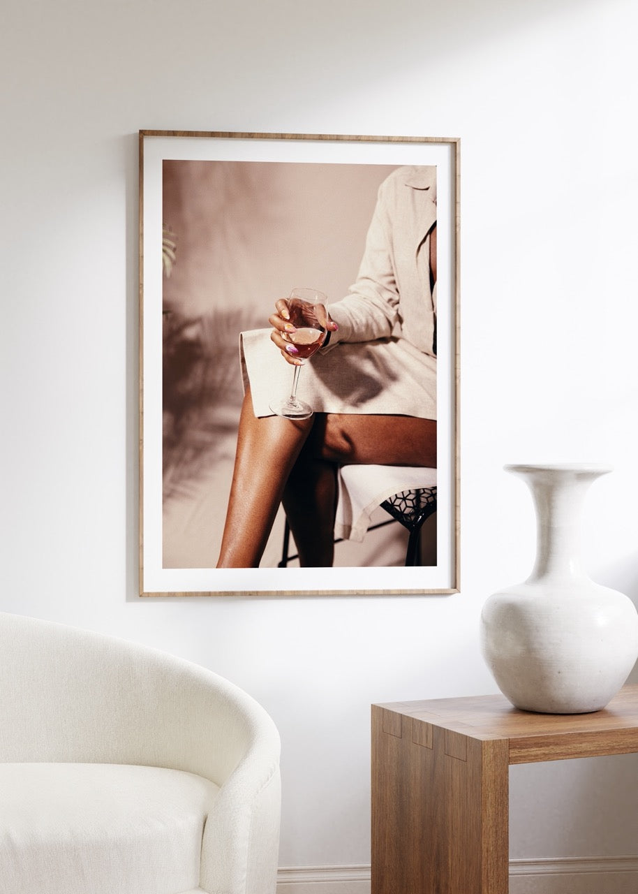Rosé No.1 Çerçevesiz Poster
