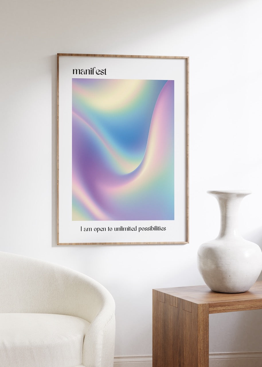 Manifest Aura Çerçevesiz Poster