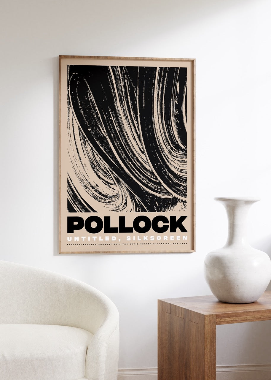 Pollock Çerçevesiz Poster