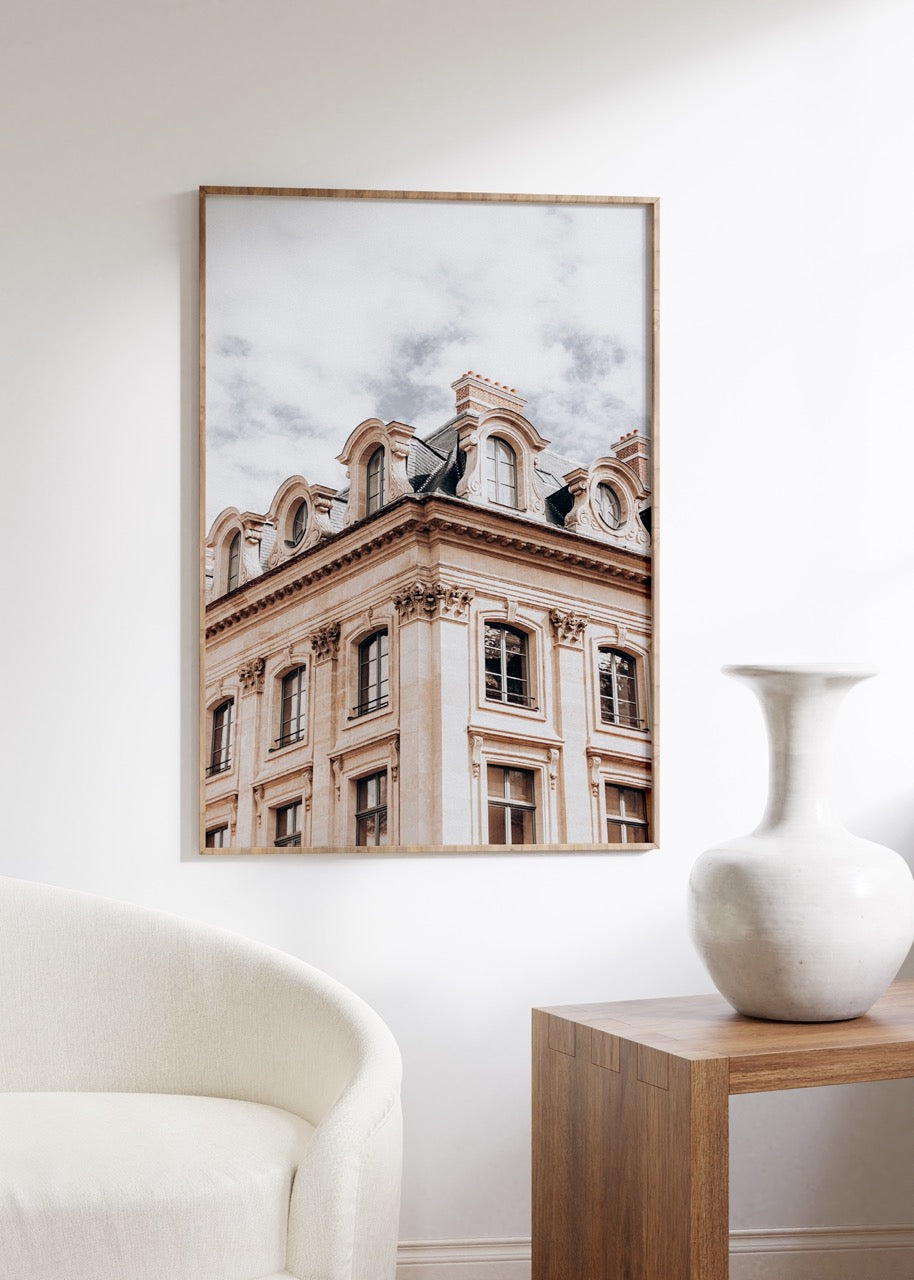 Paris Mimari Fotoğraf Çerçevesiz Poster