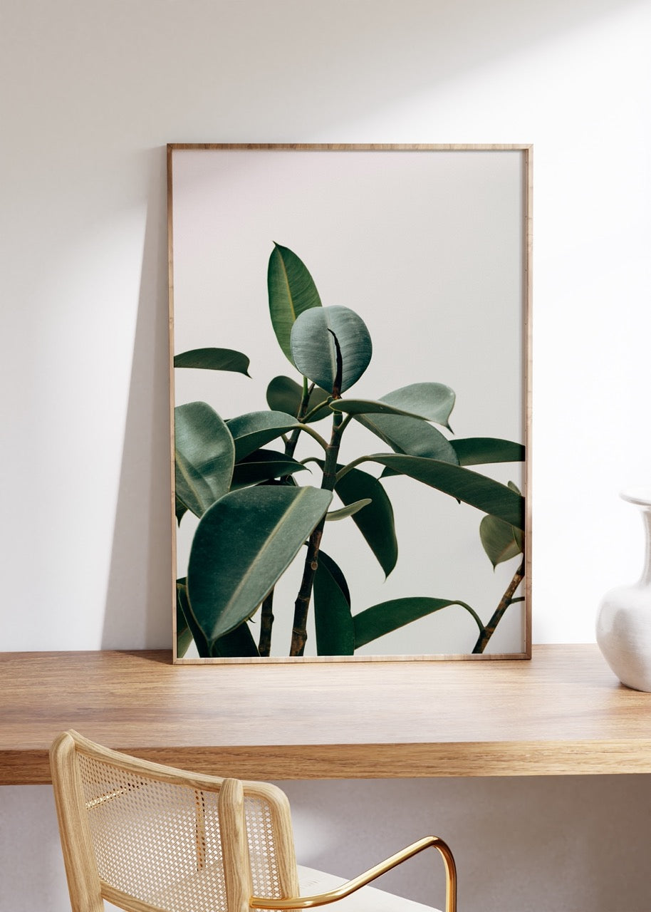 Leaf Photo No.37 Frameless Poster