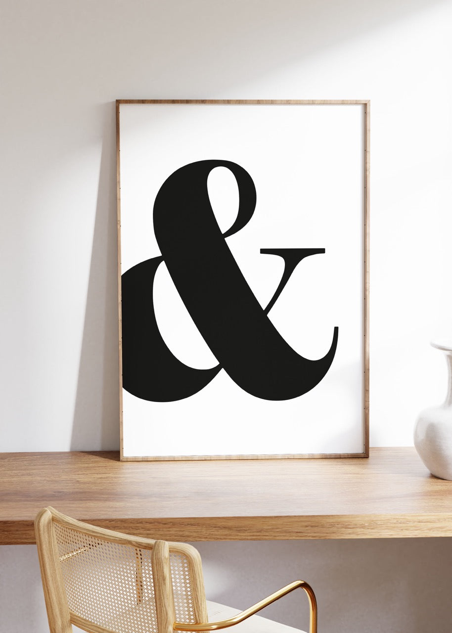 Ve İşareti Çerçevesiz Poster