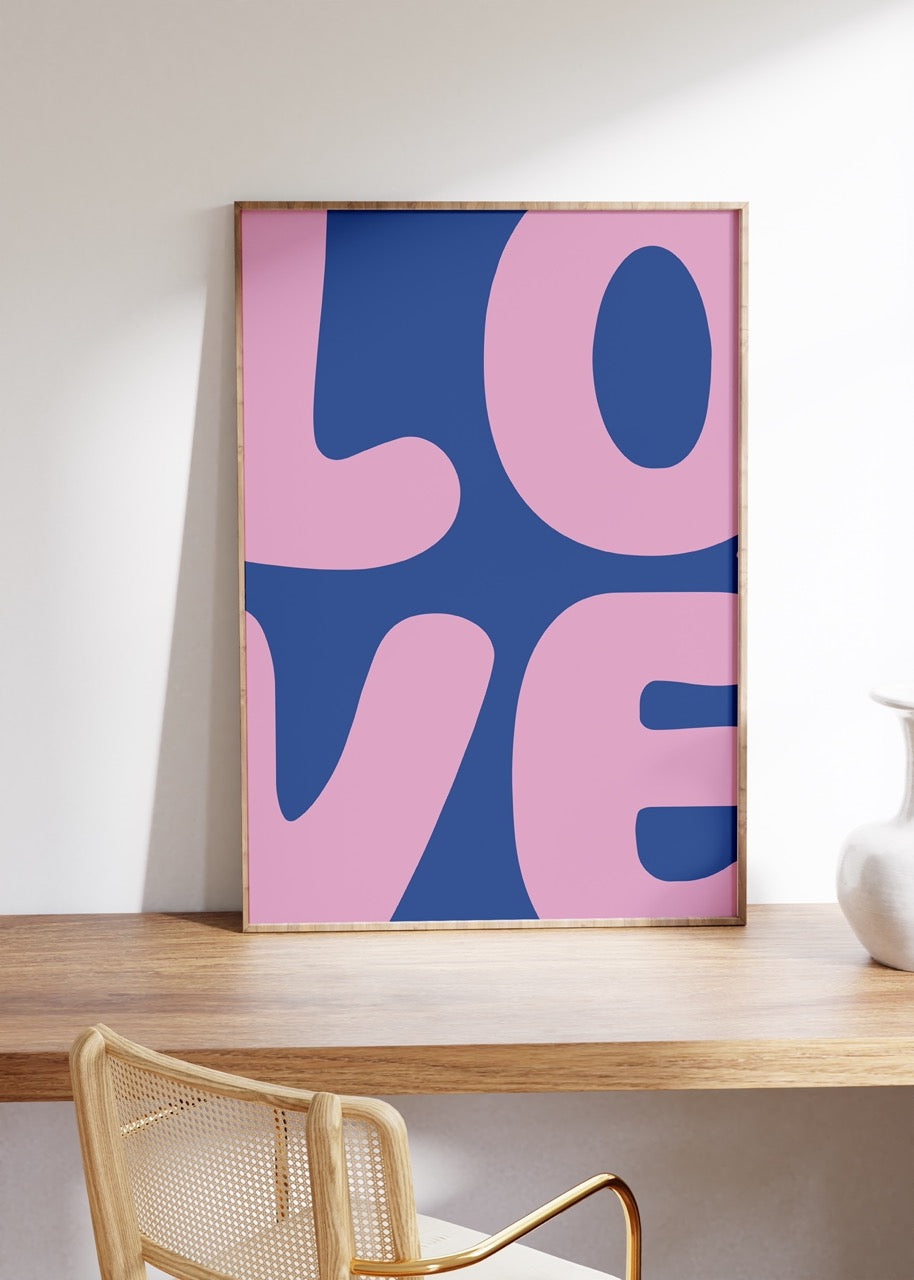 Love Çerçevesiz Poster
