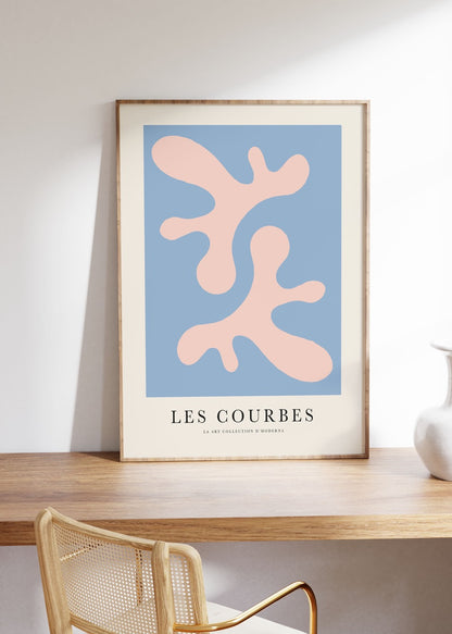 Les Courbes Çerçevesiz Poster