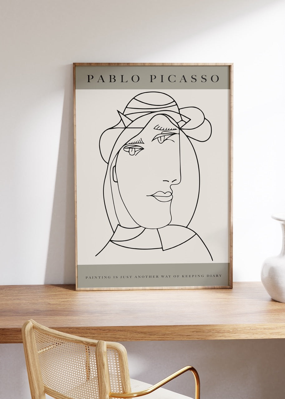 Pablo Picasso Çerçevesiz Poster