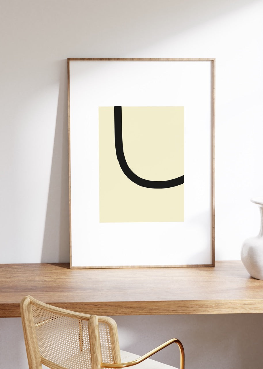 Soyut Şekil No.13 Çerçevesiz Poster