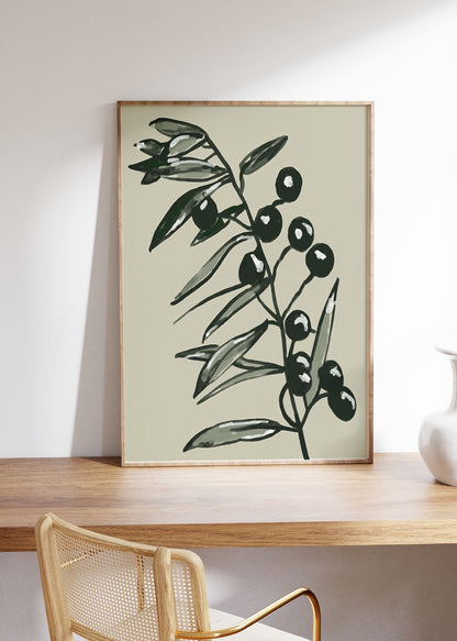 Zeytin Dalı Çerçevesiz Poster