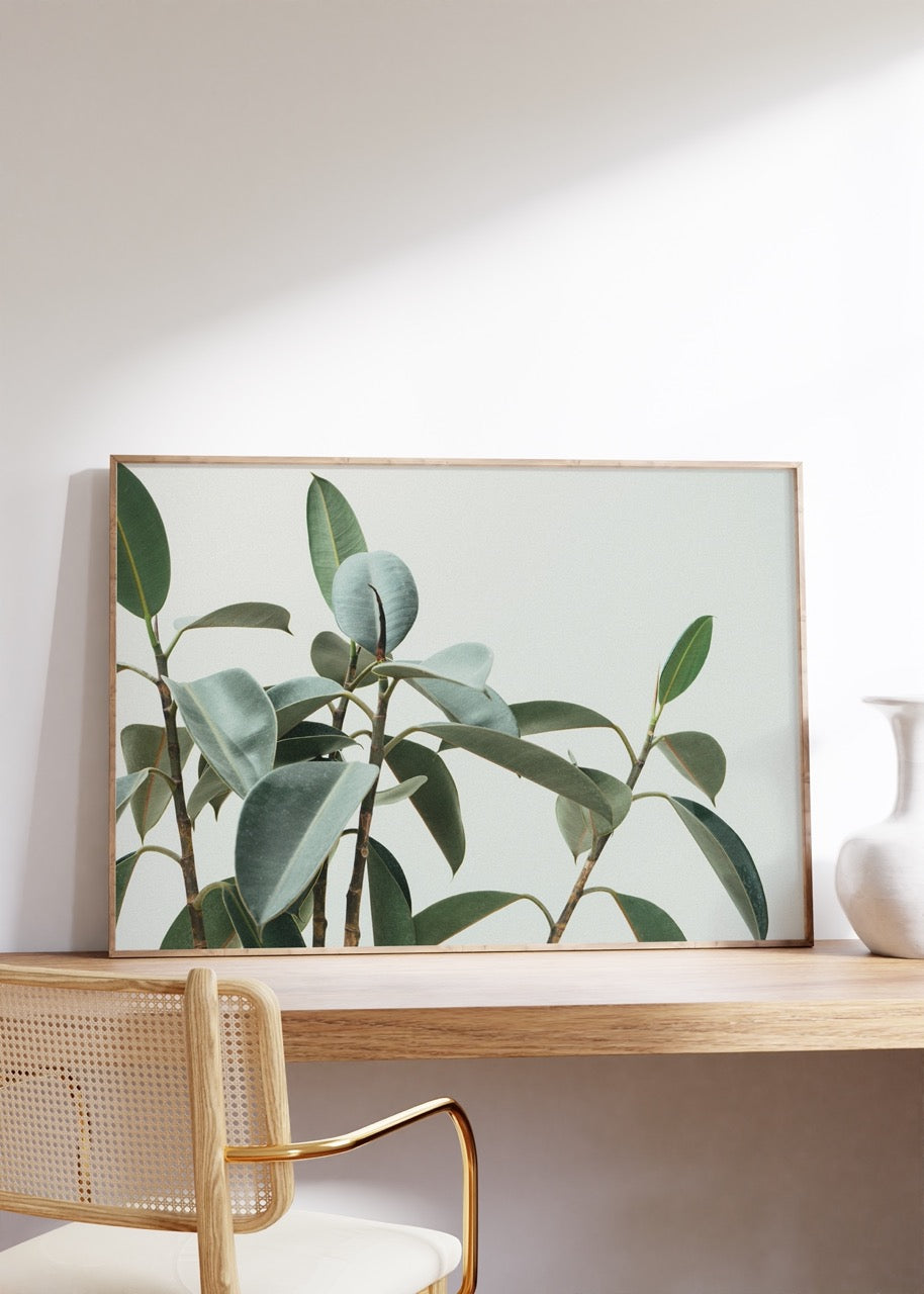 Leaf Photo No.49 Frameless Poster