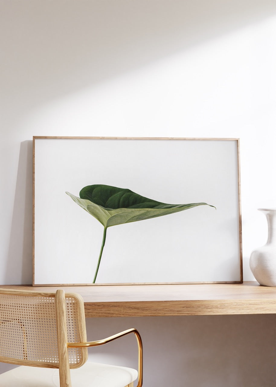 Leaf Photo No.48 Frameless Poster