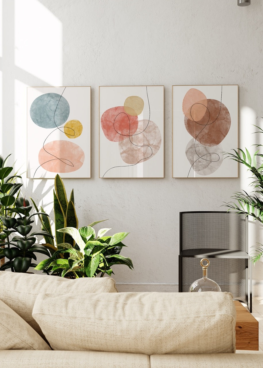 Abstract Drawing Set of 3