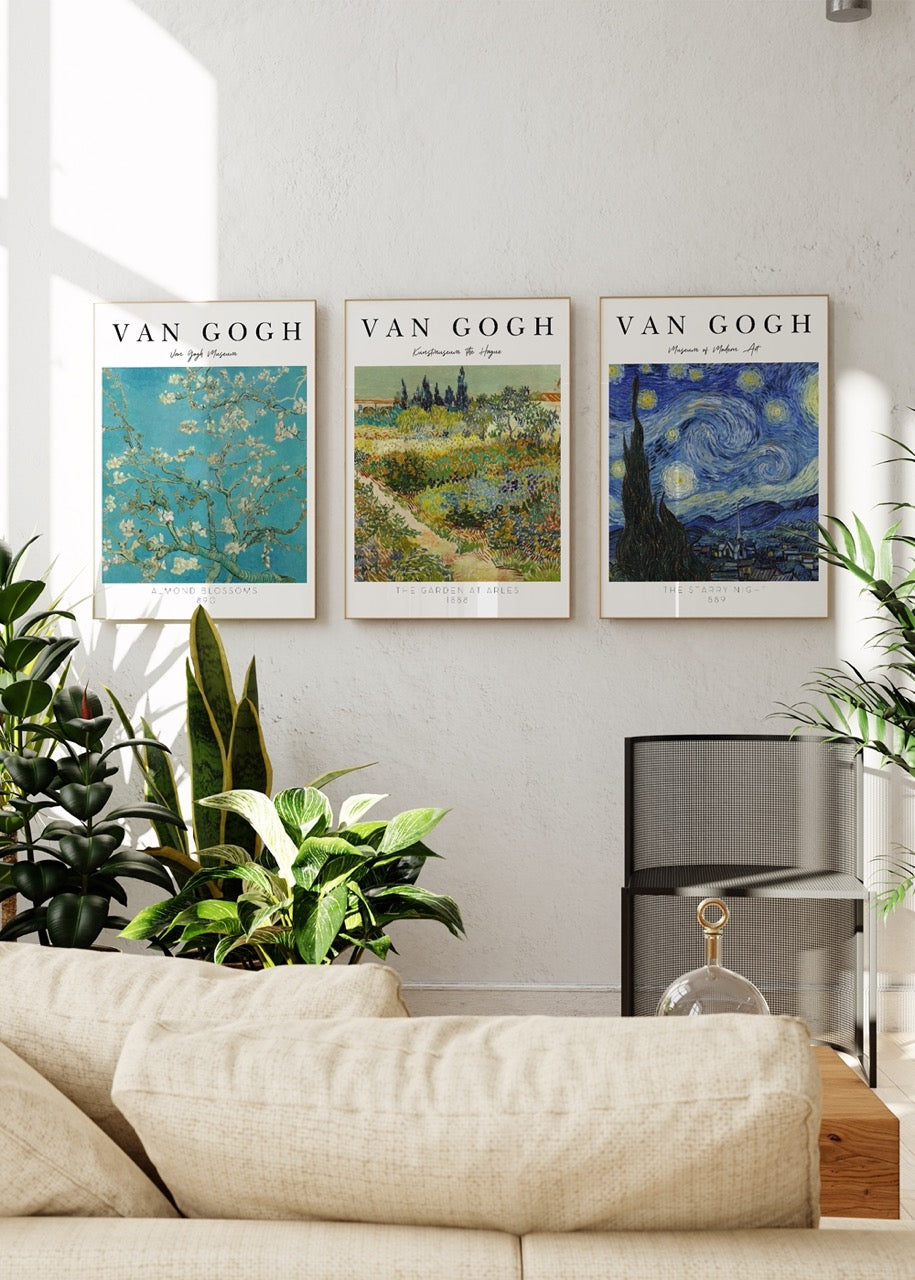 Yin Yang Balance 3-Piece Unframed Poster Set