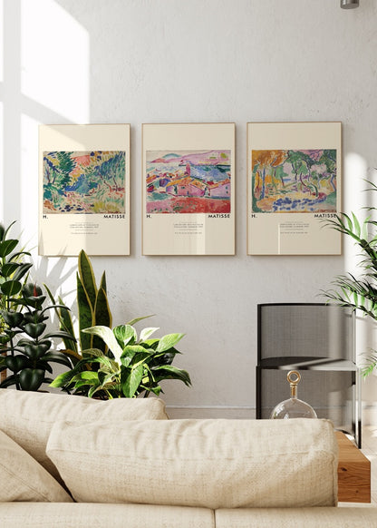 Henri Matisse Set of 3 Unframed Posters