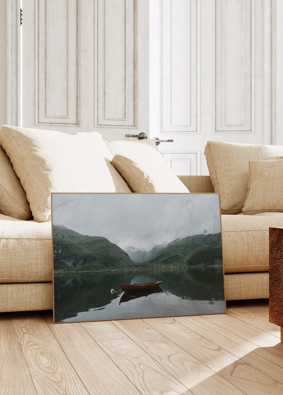 Göl Kenarı No.3 Fotoğraf Çerçevesiz Poster