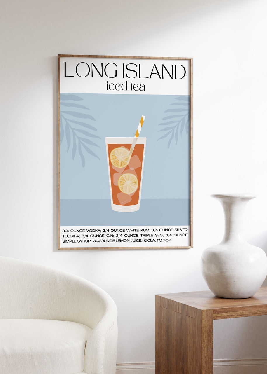 Long Island Iced Tea Çerçevesiz Poster
