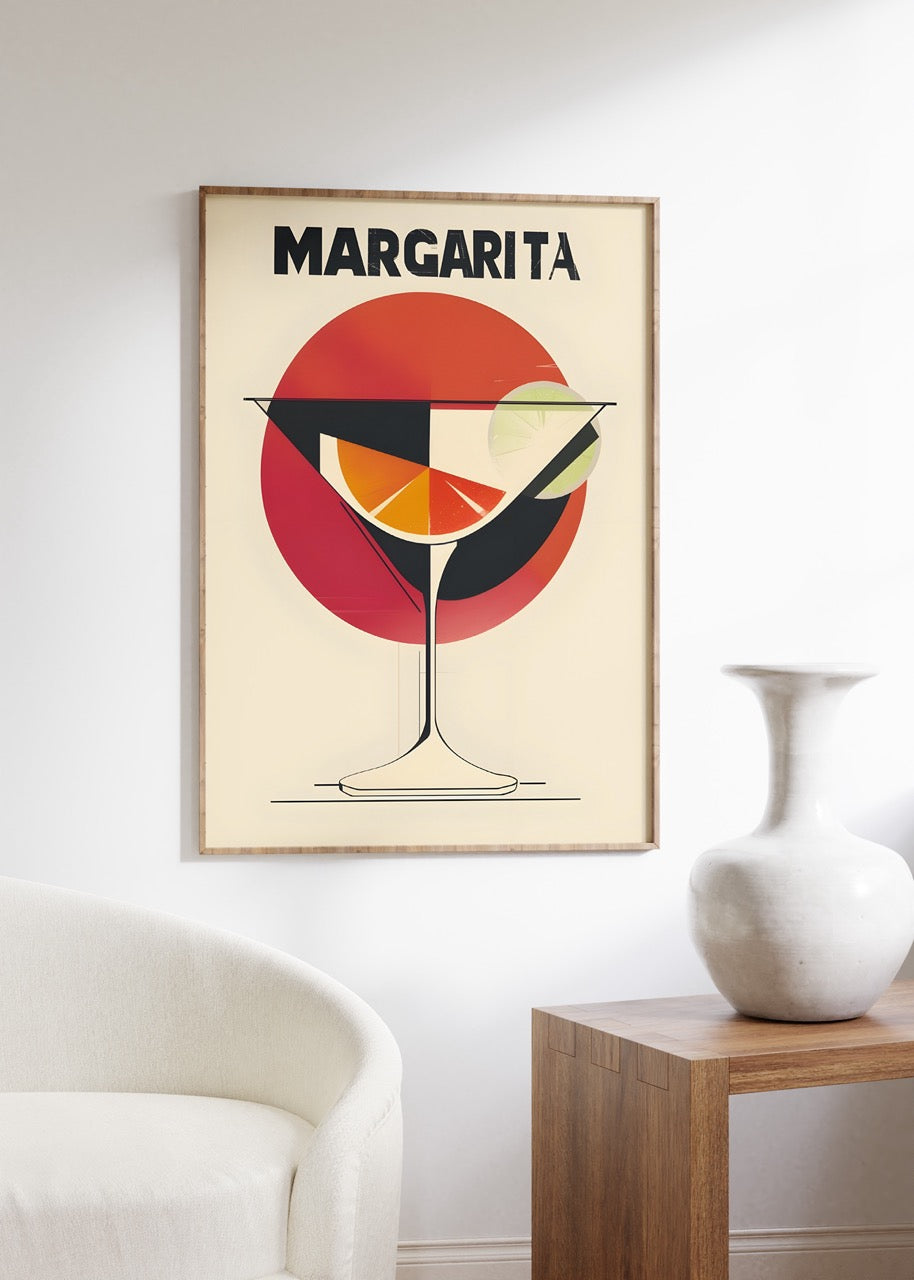 Margarita Kokteyl Çerçevesiz Poster
