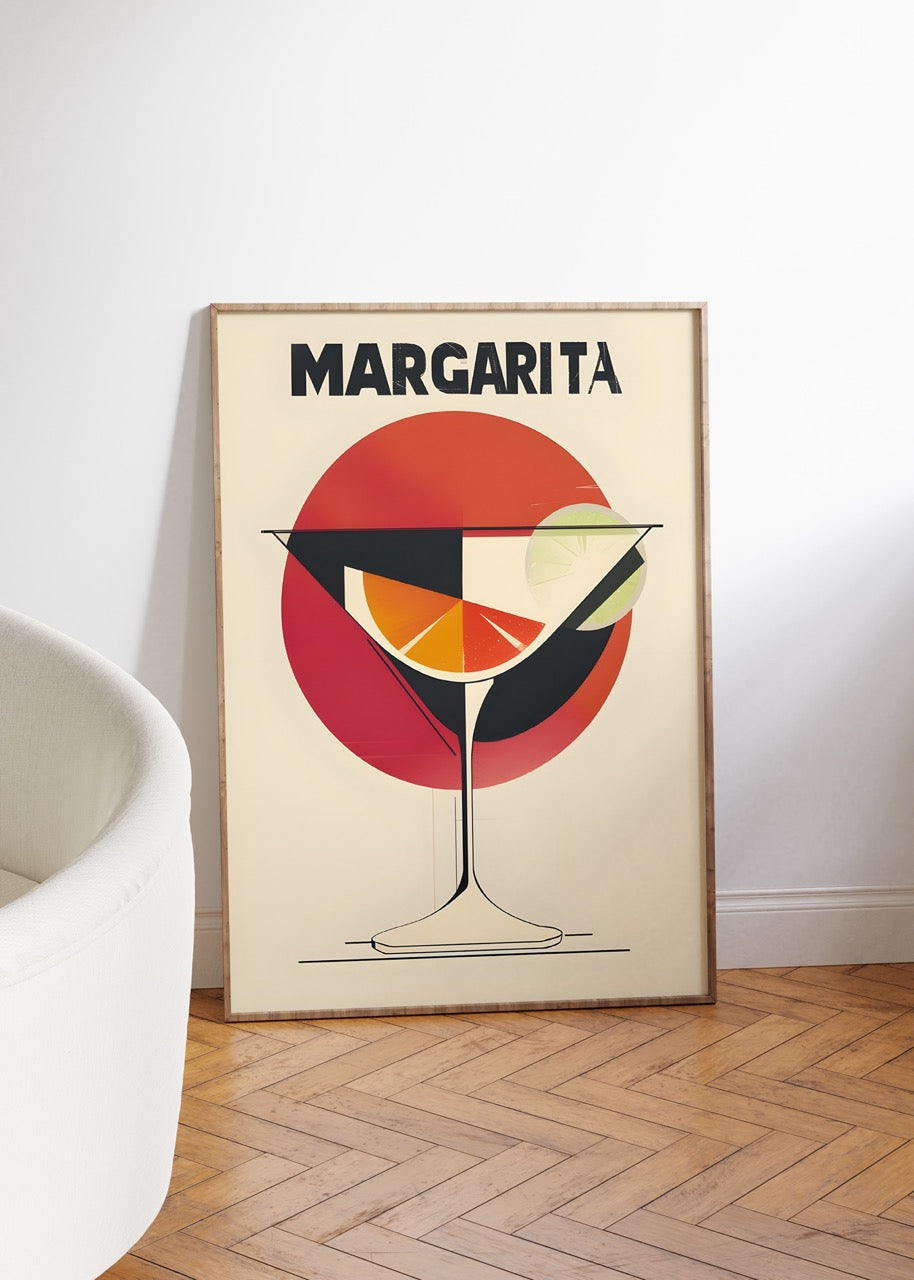 Margarita Kokteyl Çerçevesiz Poster