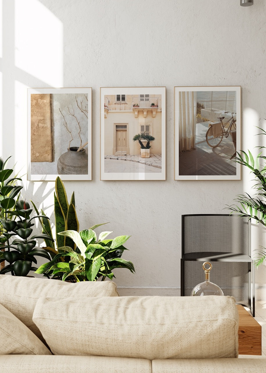 Yin Yang Balance 3-Piece Unframed Poster Set