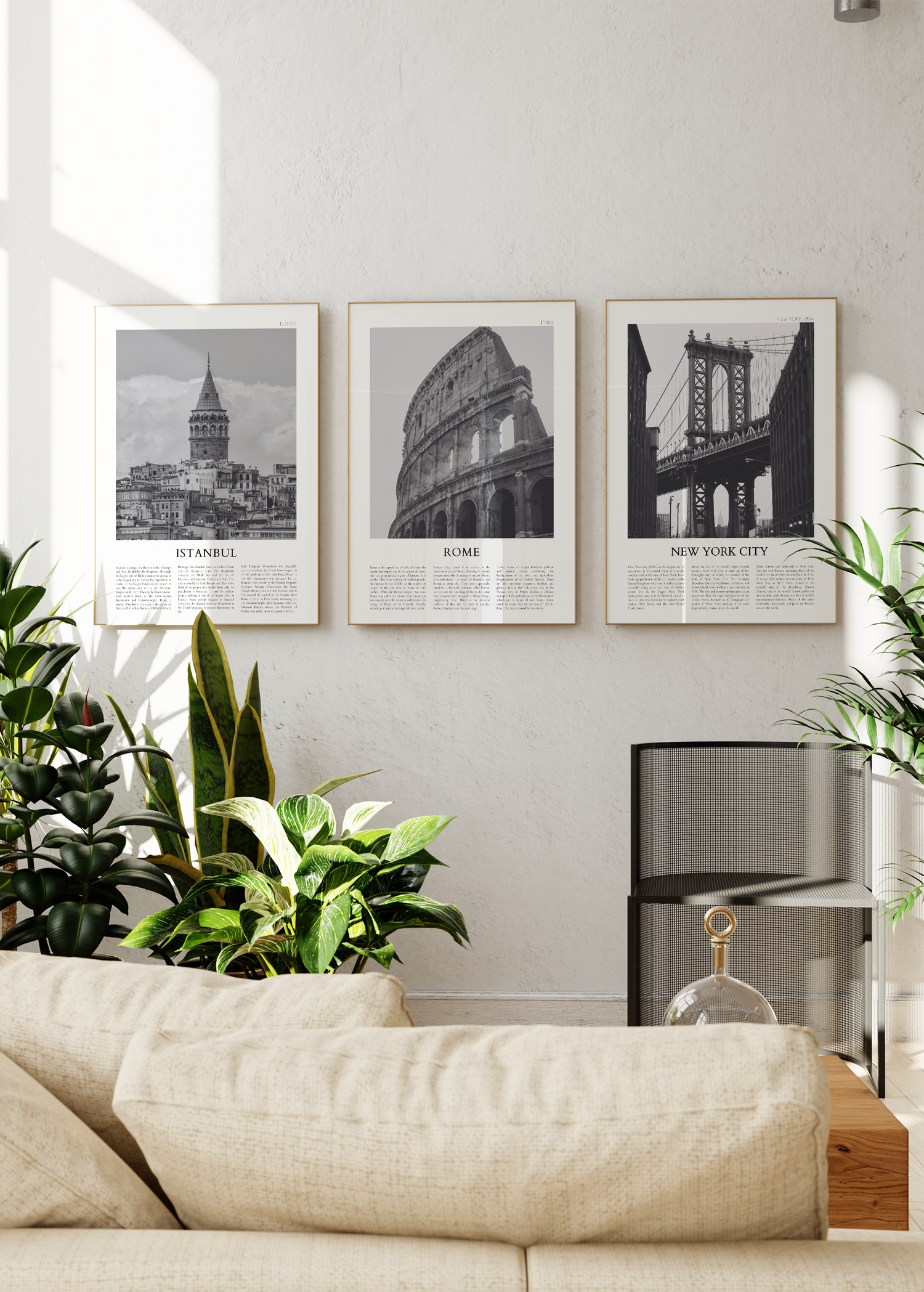 Istanbul, New York, Rome 3&