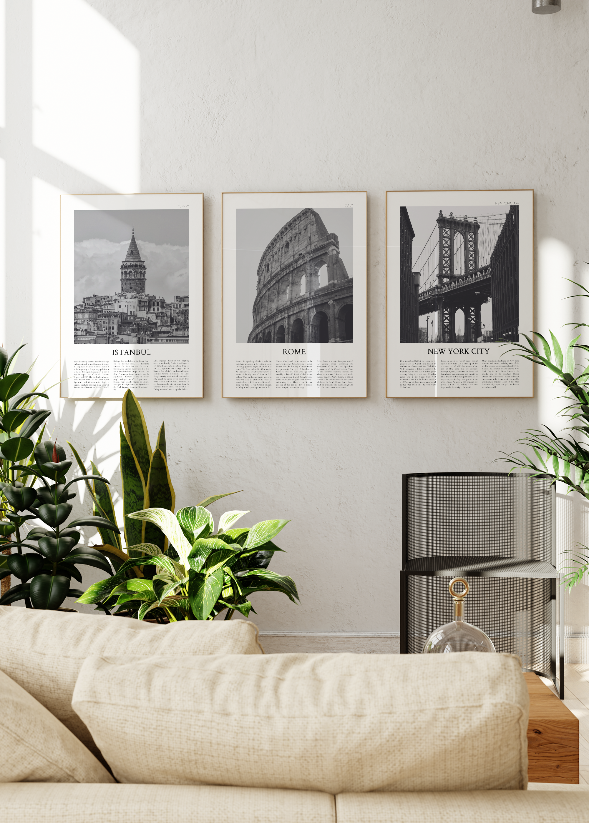 Istanbul, New York, Rome 3&