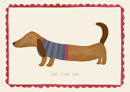 One Long Hug – Nergis Sabancı İllüstrasyon Posteri