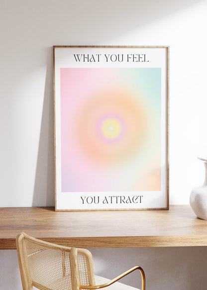 You Attract What You Feel Çerçevesiz Poster