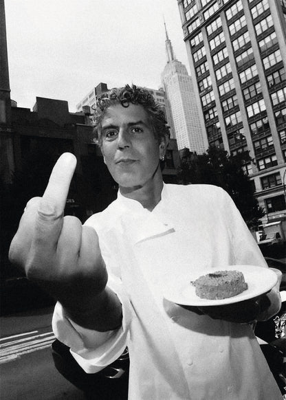 Anthony Bourdain New York Poster