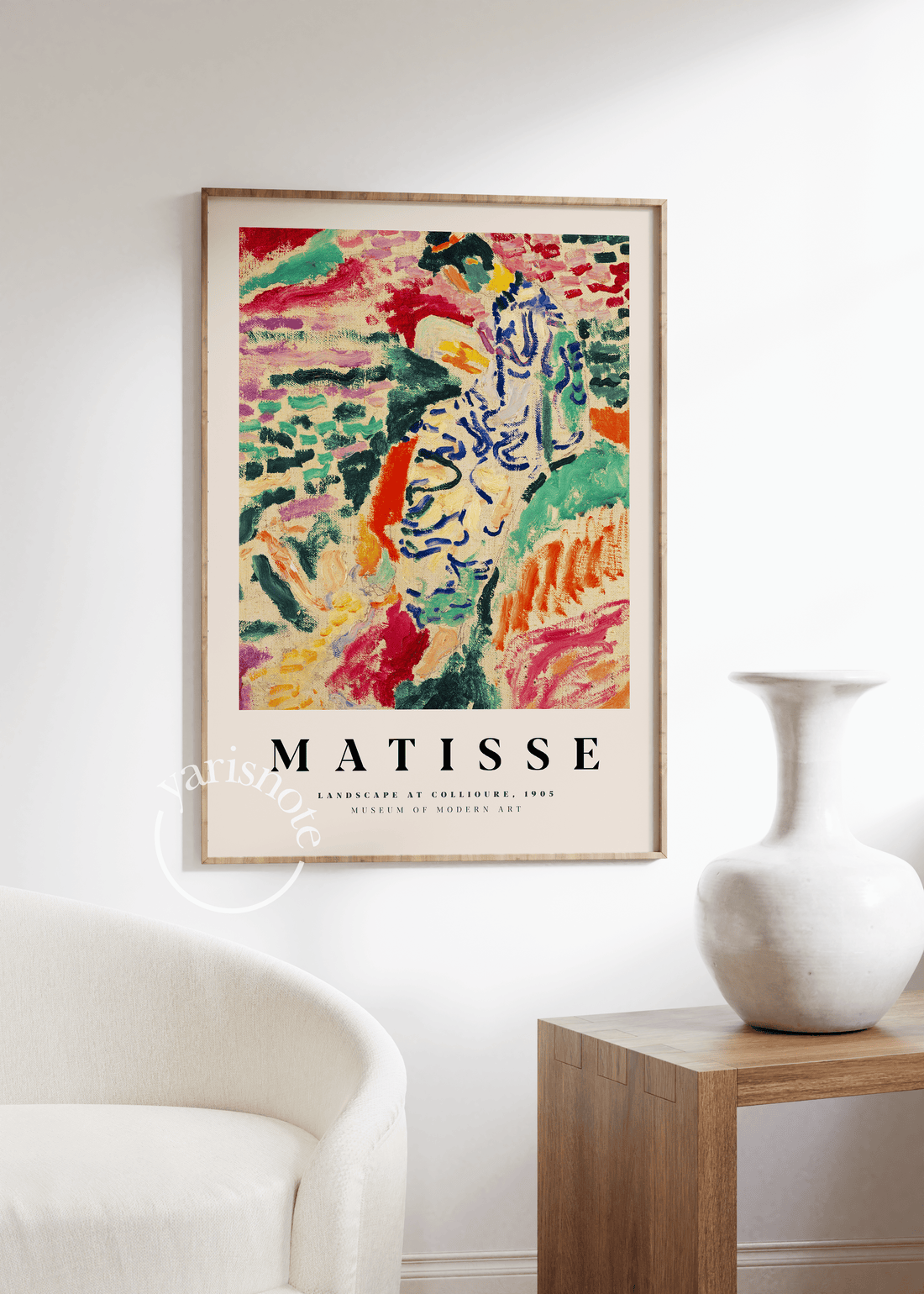 Henri Matisse Landscape at Collioure Çerçevesiz Poster